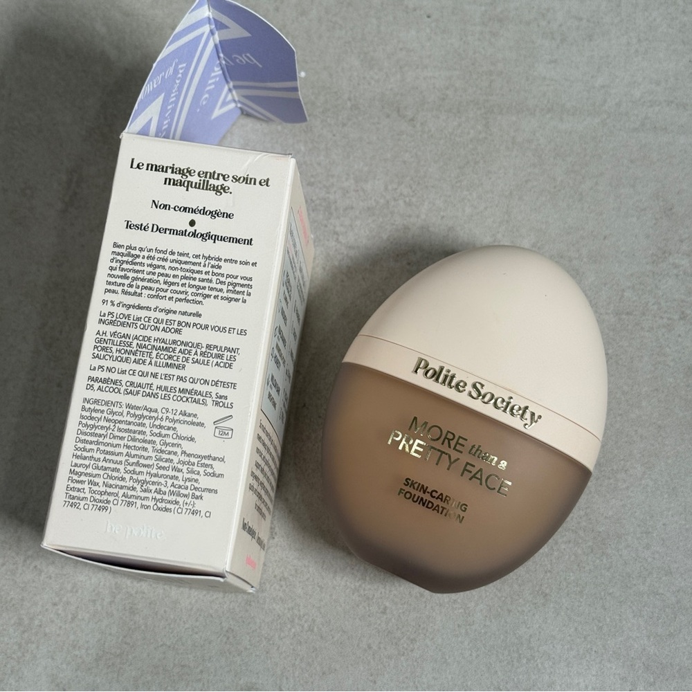 Polite Society More Than A Pretty Face Foundation Light Warm New - Picture 2 of 4